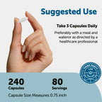 Micro Ingredients DHEA 100 mg Per Serving, 240 Capsules | Micronized DHEA Supplement for Women & Men | Non-GMO, Gluten Free, Soy Free
