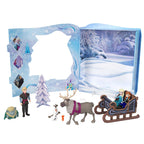 Mattel Disney Frozen Toy Set with 6 Key Characters, Classic Storybook Playset, 4 Small Dolls, 2 Figures & Accessories, Inspired by the Movie