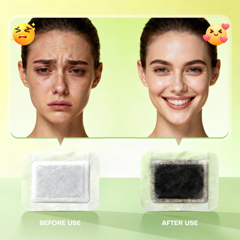 Villsure Deep Cleansing Foot Pads, 50 Pads Bamboo Foot Pads,Use during sleep. It is a good gift for family members