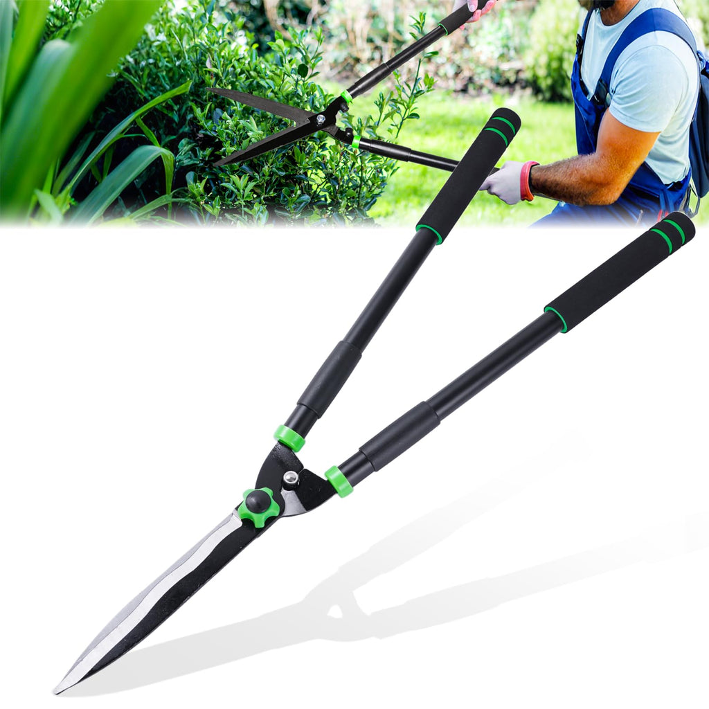 29.5" Hedge Shears,Professional Pruning Shears For Gardening,Sharp Hedge Clippers Handheld With Comfort Grip Handles,Carbon Steel Garden Clippers Handheld for Precise Trimming Gardening Tools