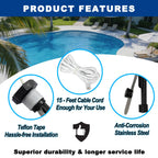 Flow Switch GLX-FLO-RP Replacement for Hayward, Flow Sensor for Salt Cell, for Hayward Goldline Aquarite Salt System and Chlorine Generator