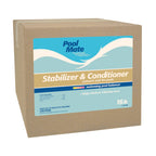 Pool Mate 16-Pounds Premium Pool Stabilizer and Conditioner, Concentrated Cyanuric Acid for Pools, Helps Chlorine Last Longer