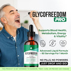 (3 Pack) GlycoFreedom Drops, GlycoFreedom, GlycoFreedom Liquid Drop, Advanced Formula GlcoFreedom, 2oz, 60ml, 3 Months Supply.