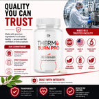(2 Pack) Thermo Burn Pro Capsules, Official Thermoburn Pro Pills with Natural Ingredients, Maximum Strength ThermoburnPro with Premium Vitamins Supporting Wellness & Health Naturally (120 Capsules)