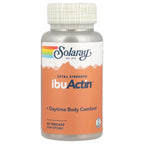SOLARAY IbuActin Extra Strength | Herbal Pain Support Supplement | White Willow Bark, Bromelain, Turmeric & Ginger | Daytime Joint & Muscle Comfort | 60 VegCaps
