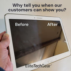 Elite Screens Microfiber Cleaning Cloth - 12" x 12", Blue, 8-Pack - Oversized for Lens Coverage & Glasses Wipes - Scratch-Free Electronic Cleaning Cloth for Screens