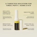 CumaBalm™ – Eye Balm with Turmeric and Retinol for Puffy Eyes & Dark Circles – Vegan