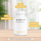 Supersmart - 5-Loxin 200mg per Day (Patented) - AKBA Supplement - 5-Loxin Boswellia Serrata Extract | Non-GMO & Gluten Free - 90 Vegetarian Capsules