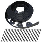DasTior 40ft Garden Landscape Edging,Landscape Edging with 40 Landscape Spikes,Paver Edging 2 Inch Tall,Terrace Board Black…