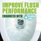 Green Gobbler Toilet Clog Defense - Coats Pipes to PREVENT Toilet Clogs and Improves Flush Performance - Safe for Septic - Great for Old Plumbing, Low & Slow Flow Toilets, 5 Treatments, 60 oz