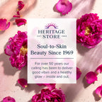 HERITAGE STORE Rosewater & Glycerin 2-pack - Hydrating Facial Mist - Dry Combination Skin Care - Rose Water Spray with Vegetable Glycerine - Made Without Dyes or Alcohol, Hypoallergenic, Vegan, 8oz ea