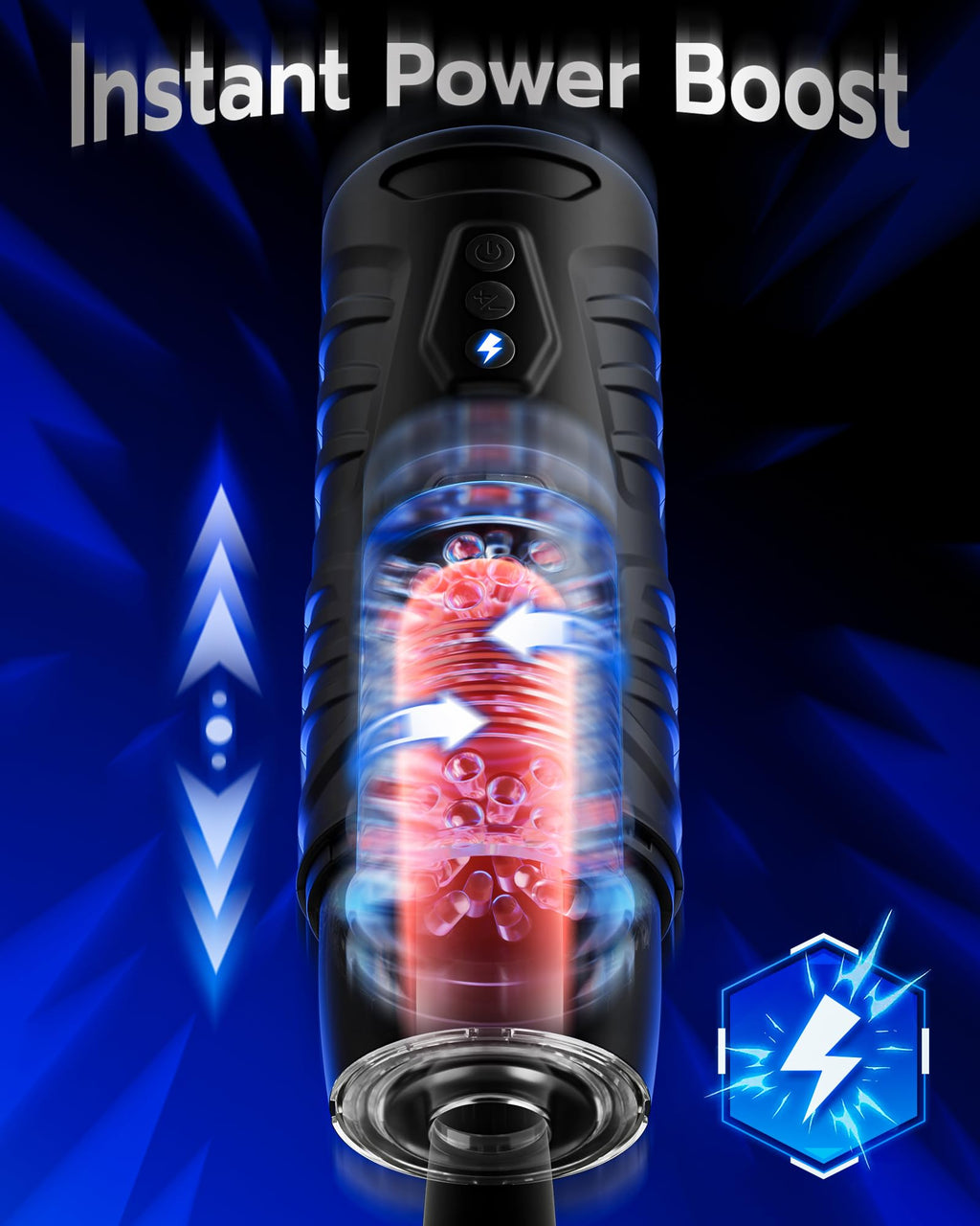 EINSEO Automatic Male Masturbator Sex Toys for Men AI Sync Pocket Pussy