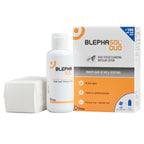 Blephasol Duo 100ml Eyelid Cleansing Micellar Lotion with 100 Cotton Pads for Daily Eyes Care | Preservatives Free | Suitable for Contact Lens Wearers