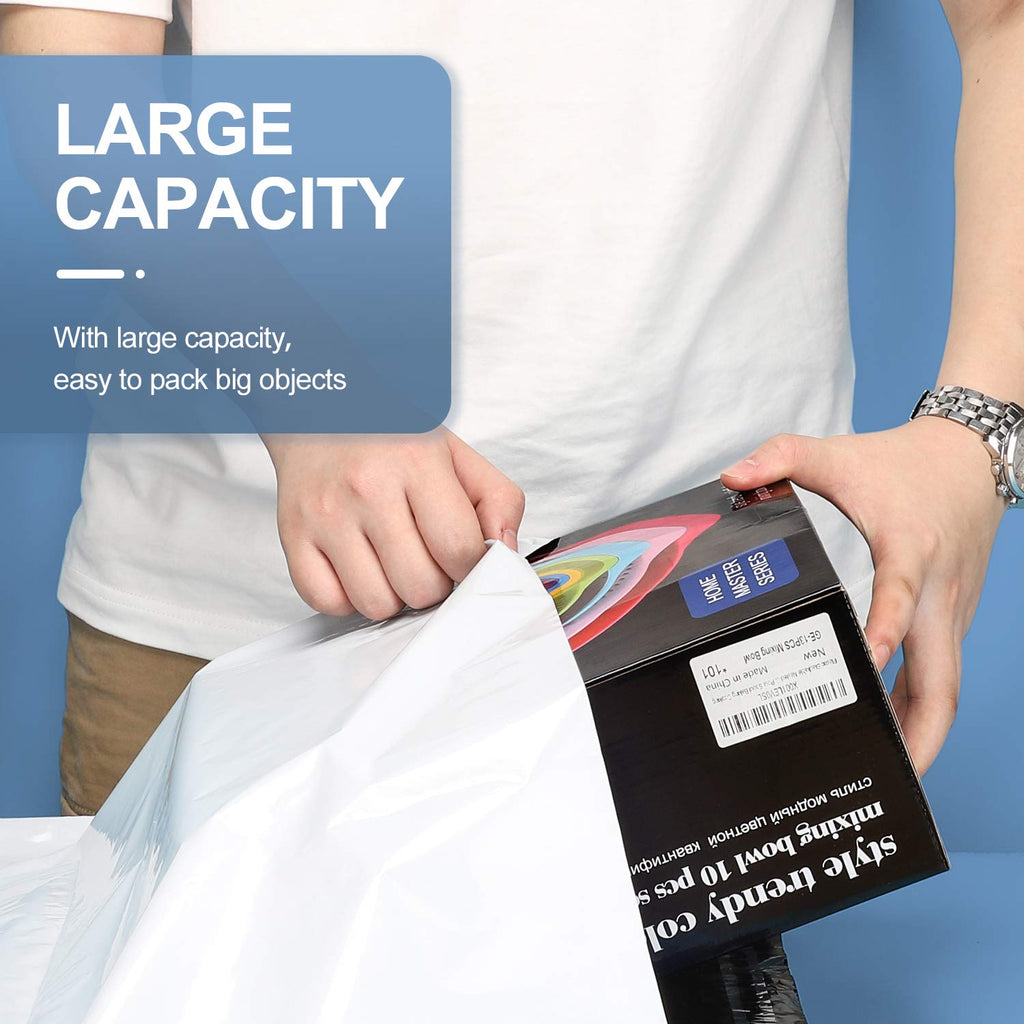 Metronic Poly Mailers 12x15.5 100 Pcs Medium Size Shipping Bags for Clothes