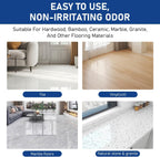 UUZO 2Pcs Floor Restore Cleaner, Floor Restore, High Solid Content Floor Polish For Shine Renewal & Protective Layer, Quick-Drying Protective Finish For Tile, Shine Wood