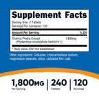 Nutricost Chanca Piedra Extract - Stone Breaker - 240 Tablets, 1800mg Per Serving, 120 Servings Per Bottle