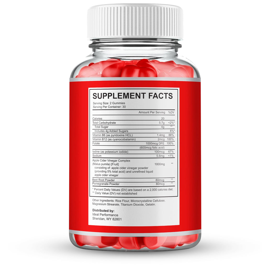 IDEAL PERFORMANCE Gluco Off Gummies, GlucoOff Gummy Reviews (3 Pack)