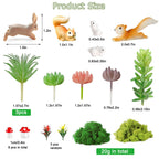 QuarenDen Fairy Garden Accessories, 27 Pcs, Fairy Garden Kit, Fairy Garden Walkway Path, Miniature Garden Figurines, Micro Landscape Ornaments for DIY Craft