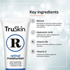TruSkin Retinol Face Moisturizer – Powerful Anti-Aging Moisturizer for Women with Hyaluronic Acid & Vitamin E – Retinol Cream for Face for Youthful-Looking Appearance, 2 fl oz