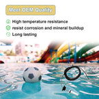 Upgraded R0456500 Temperature Sensor, for Zodiac Jandy Legacy LRZE / LRZM / JXI / LXI 125 175 200 250 260 300 325 400 Pool / Spa Heaters, Replace R0456600 R0523900 R0477300 6204-209 Thermistor Sensor