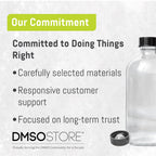 DMSO 8 oz. Glass Bottle Non-diluted 99.995% Pure Low Odor Pharma Grade Liquid Dimethyl Sulfoxide Super High Quality Made by DMSO Store