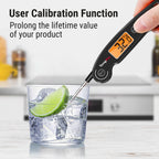TempPro TP605 Instant Read Meat Thermometer for Cooking, Waterproof Digital Food Thermometer with Large Backlit LCD, Kitchen Thermometer for Grilling, Smoking & Candy Making (Previously ThermoPro)
