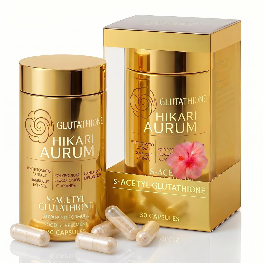 Hikari Aurum Glutathione Capsule, Aurum Hikari Premium Glutathione - 30 Capsules