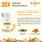 Resciency Detox Binder Supplement – Activated Charcoal, Zeolite, Bentonite Clay, Milk Thistle, Proprietary Blends - Liver & Gut, Max Absorption, 90 Vegan Capsules