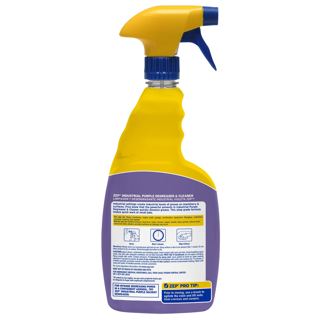 Zep Industrial Purple Cleaner and Degreaser Concentrate - 32 (Case of 12)