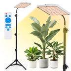 Plant Grow Light indoor,264 LEDs Full Spectrum Plant Light with Adjustable Tripod Stand with Remote Control and Auto On/Off Timer Function,Grow Lamp for Indoor Plants Greenhouse Veg Bloom Hydroponic