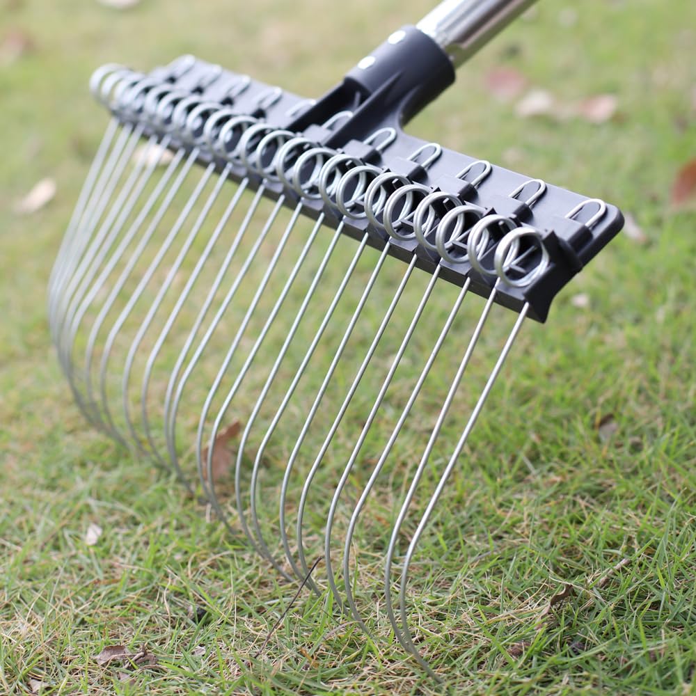Soysehung Thatch Rake 63-inch Adjustable Handle