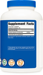 Nutricost Monolaurin 1000 mg (120 Servings, 240 Capsules) - Gluten-Free, Non GMO, Vegan (Pack of 2)