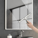 Hiware All-Purpose Shower Squeegee for Shower Doors, Bathroom, Window and Car Glass - Stainless Steel, 12 Inches