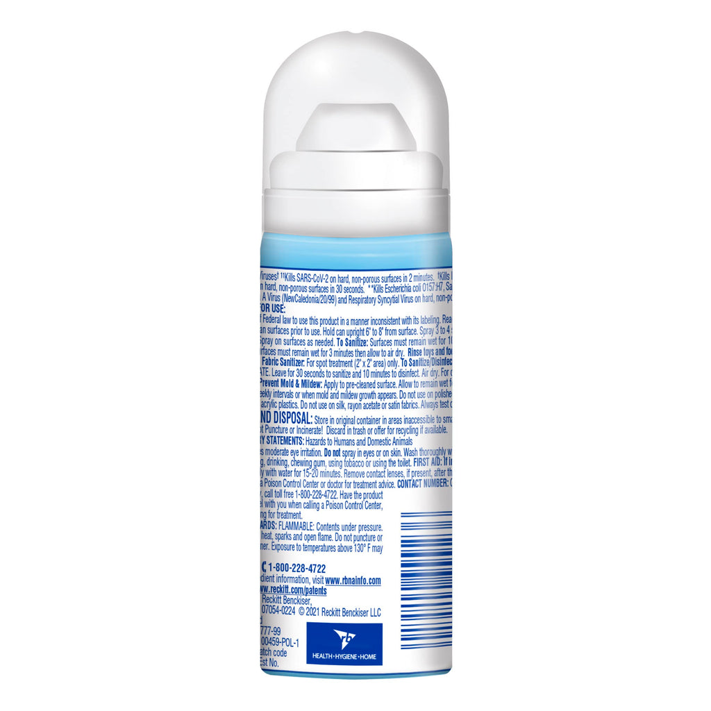 Lysol To Go Disinfectant Spray, Crisp Linen, Travel Size - 1.5 oz (Pack of 4)