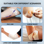 PICC Line Shower Cover, PICC Line Covers for Upper Arm, Reusable Waterproof IV & PICC Line Sleeve Protector for Chemotherapy Treatment, Broken Wound Elbow for bath Shower