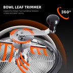 Spider Farmer 13" Bud Leaf Bowl Trimmer with Stainless Steel Blades
