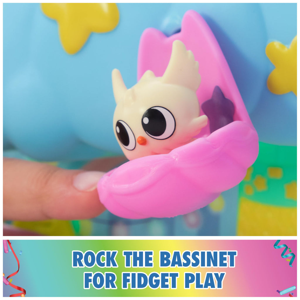 Gabby's Dollhouse Kitty Care Ear Purrfect Playroom – 17-Piece Playset with 4 Toy Figures, Dollhouse Furniture, Doll Accessories & Baby Doll Stuff for Kids Ages 3+