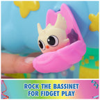 Gabby's Dollhouse Kitty Care Ear Purrfect Playroom – 17-Piece Playset with 4 Toy Figures, Dollhouse Furniture, Doll Accessories & Baby Doll Stuff for Kids Ages 3+