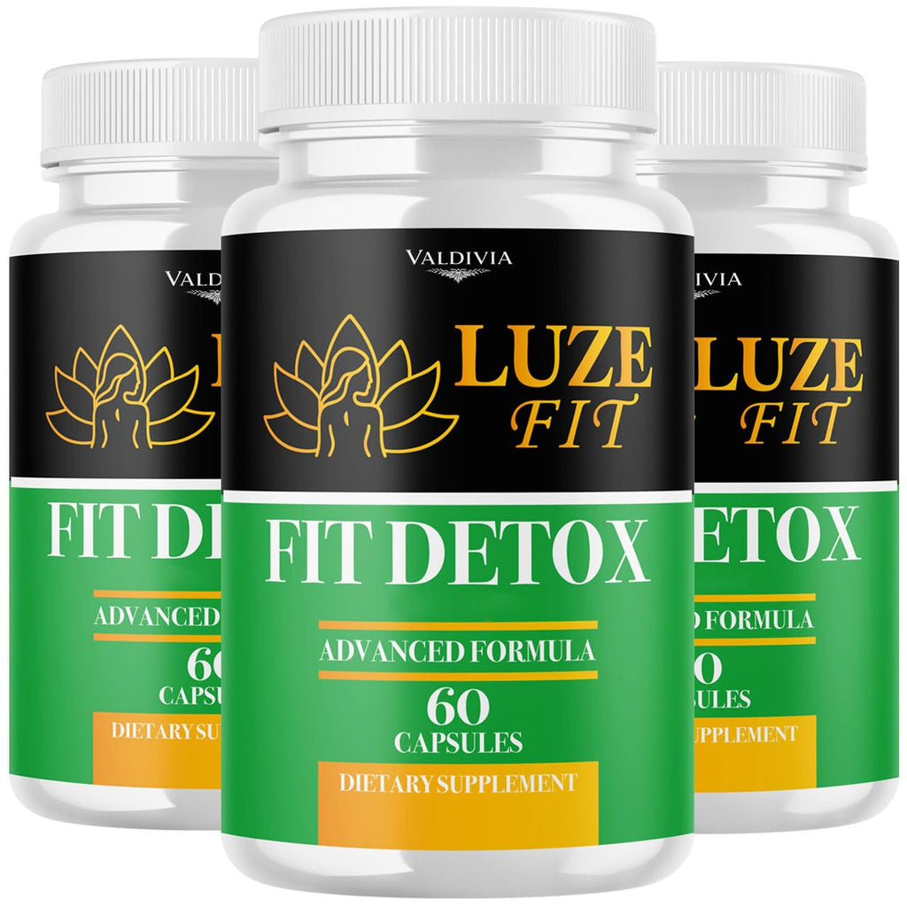 (3 Pack) Luze Fit Detox - Official LuzeFit Detox Premium Capsules Advanced Formula, LuzeFitDetox All Natural Support Capsulas Health Pastillas for Overall & Wellness, 180 Capsules for 3 Months