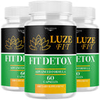 (3 Pack) Luze Fit Detox - Official LuzeFit Detox Premium Capsules Advanced Formula, LuzeFitDetox All Natural Support Capsulas Health Pastillas for Overall & Wellness, 180 Capsules for 3 Months