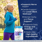 (3 Pack) Sciatica Pro Plus Capsules - Sciatica Pro+ Capsule Support Advanced Formula, SciaticaPro Plus Pills All Natural Vitamin Premium for Welness & Overall Health, 180 Capsules for 3 Months
