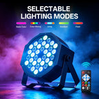 U`King 36 LED RGB Stage Par Lights by Remote DMX Control 2pack