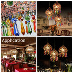 50pcs 38mm Multi-Color Suncatcher Crystal Icicle Pendant Chandelier Prisms