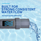 SWIMLINE HYDROTOOLS Pool Pump Filter Connection Hose W/ Cuff | 1.5 Inch X 6 Foot | Heavy-Duty Flexible, Durable & Leakproof | Chemical & UV Resistant | For Above Ground Pools Skimmer Filters & Pumps