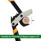 Adnee 2 Pcs SK5 Steel Lopper Replacement Blade-Bypass Lopper Blades for Tree Trimming-Replacement Blade Garden Tools Fit for PowerGear2