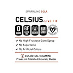 CELSIUS Sparkling Cola, Sugar Free Energy Drink, 12 Fl Oz (Pack of 12)