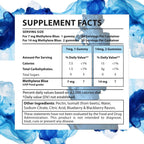 Holistic MD Methylene Blue for Humans USP Pharma Grade 7mg and 14mg dose - 3rd Party Certified Quality - Sugar Free Vegan - Berry Flavor 60 Gummies