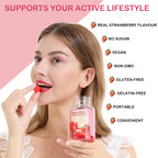 DEXOV Vaginal Probiotic Feminine Gummies for Women – pH Balance Support & Vitamin C, Strawberry Flavor, Vegan, Sugar-Free, Non-GMO, 60 Gummies (30 Servings)