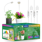 SANSI Clip On Grow Lights for Indoor Plants, LED Full Spectrum, 5W 2-Pack