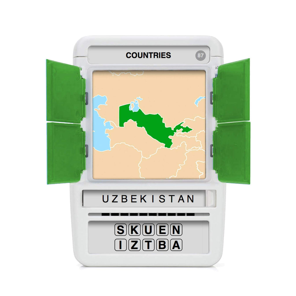 100 PICS Countries of The World Travel Game - Learn 100 Countries | Flash Cards with Slide Reveal Case | Geography Card Game, Gift, Stocking Stuffer | for Kids and Adults | Ages 6+